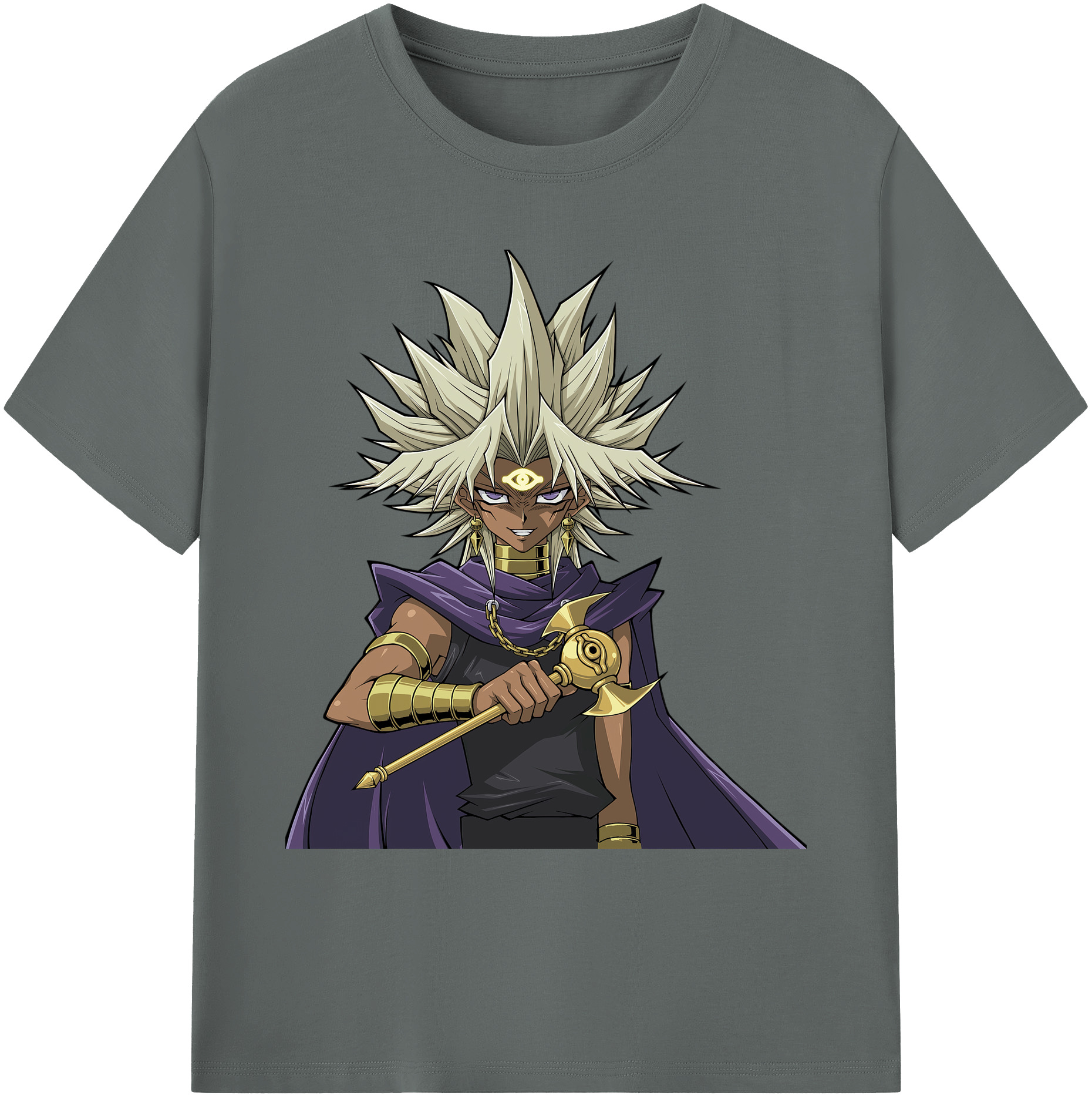 （画像用） 遊☆戯☆王 Yu-Gi-Oh! 綿100％ メンズ半袖Tシャツ｜肌触りやわらか＆通気性